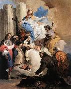 Giovanni Battista Tiepolo The Virgin with Six Saints china oil painting reproduction